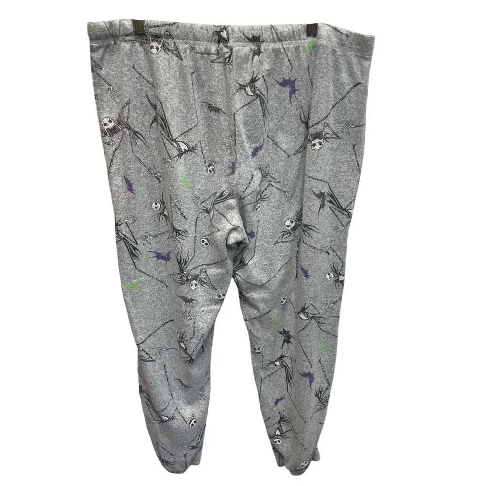 Nightmare before Christmas women’s pajama lounge pants large gray Jack